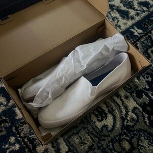 White Keds Slip On